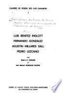 Luis Benítez Inglott, Fernando González, Agustín Millares Sall, Pedro Lezcano