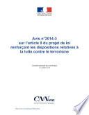 Lutte contre le terrorisme