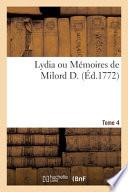 Lydia ou Mémoires de Milord D. Tome 4