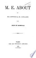 M. Edmond About et sa lettre à M. Keller