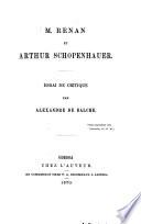 M. Renan et Arthur Schopenhauer
