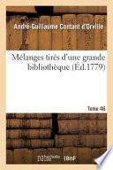 Ma(c)Langes Tira(c)S D'Une Grande Bibliotha]que