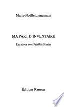 Ma part d'inventaire