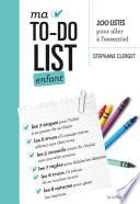 Ma To-do list enfant, 18 mois à 6 ans