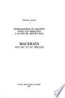 Macerata aux XIVe et XVe siècles