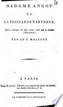 Madame Angot, ou, La poissarde parvenue