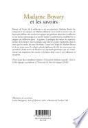 Madame Bovary et les savoirs