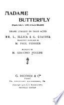 Madame Butterfly (d'après John L. Long & David Belasco)