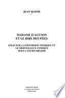 Madame d'Aulnoy et le rire des fées