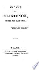 Madame de Maintenon, peinte par elle-même