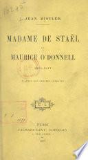 Madame de Staël et Maurice O'Donnell