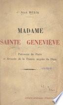 Madame Sainte Geneviève