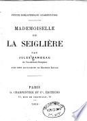 Mademoiselle de La Seiglière