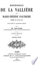 Mademoiselle de La Vallière et Marie-Thérèse d'Autriche, femme de Louis XIV