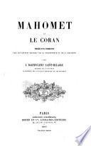 Mahomet et le Coran précédé d'une introduction sur les devoirs mutuels de la philosophie et de la religion par J. Barthélemy Saint-Hilaire