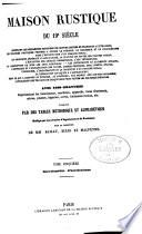 Maison rustique du 19e siècle: Encylopédie d'horticulture