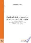 Maîtriser le droit et la pratique du système comptable OHADA