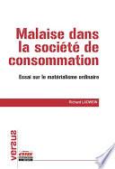 Malaise dans la société de consommation