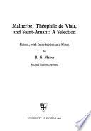Malherbe, Théophile de Viau, and Saint-Amant