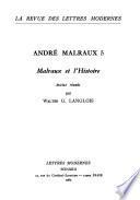 Malraux et l'histoire