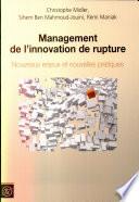 Management de l'innovation de rupture