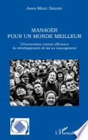 Manager pour un monde meilleur