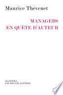 Managers en quête d'auteur