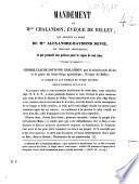 Mandement de Mgr Chalandon, évêque de Belley, qui annonce la mort de Mgr Alexandre-Raymond Devie, son vénérable prédécesseur, et qui prescrit des prières pour le repos de son âme