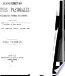 Mandements, lettres pastorales, circulaires et autres documents publié dans le Diocèse de Montréal