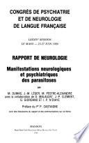 Manifestations neurologiques et psychiatriques des parasitoses