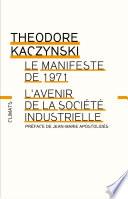 Manifeste de 1971 - l'Avenir de la société industrielle