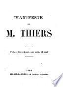 Manifeste de M. Thiers