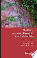 Manifeste pour une géographie environnementale