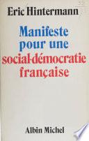 Manifeste pour une social-démocratie française