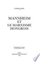 Mannheim et le marxisme hongrois
