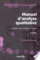 Manuel d'analyse qualitative