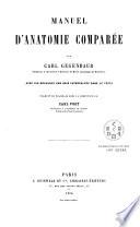 Manuel d'anatomie comparée