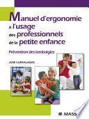 Manuel d'ergonomie à l'usage des professionnels de la petite enfance
