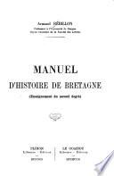 Manuel d'histoire de Bretagne