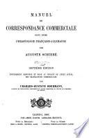 Manuel de correspondance commerciale