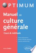 Manuel de culture générale – Cours & méthode