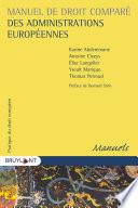 Manuel de droit comparé des administrations européennes