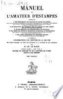 Manuel de l'amateur d'estampes