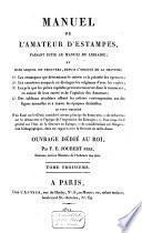 Manuel de l'amateur d'estampes