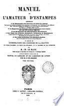 Manuel de l'amateur d'estampes