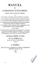 Manuel de L'Amateur D
