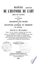 Manuel de l'histoire de l'art chez les anciens...
