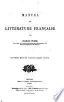 Manuel de littérature française