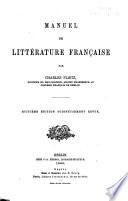 Manuel de littérature française