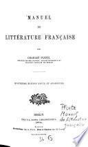 Manuel de littérature française